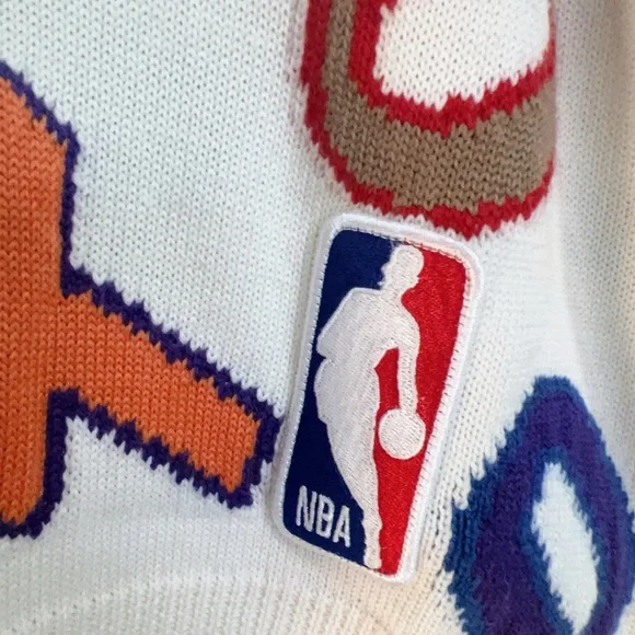 New 100% Authentic Louis Vuitton Men’s NBA Multicolor Letter Sweater - Picture 3 of 10